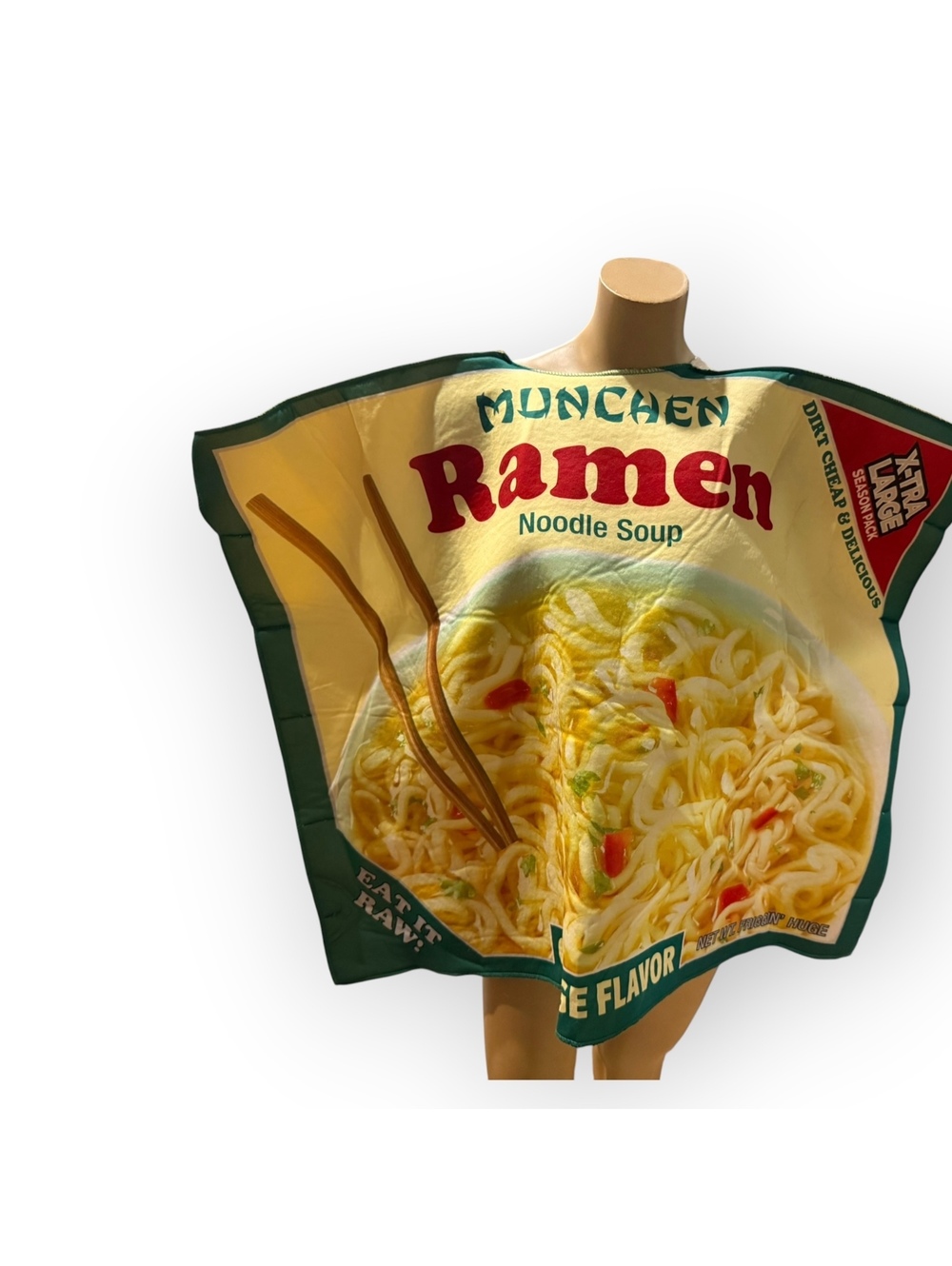 Ramen Noodles Novelty one size Funny Easy Costume Unisex
